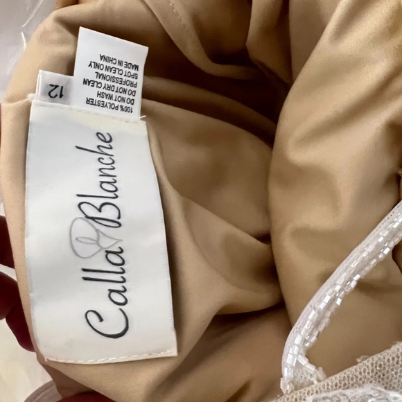 EUC Designer CALLA BLANCHE Wedding Dress - Picture 6 of 7